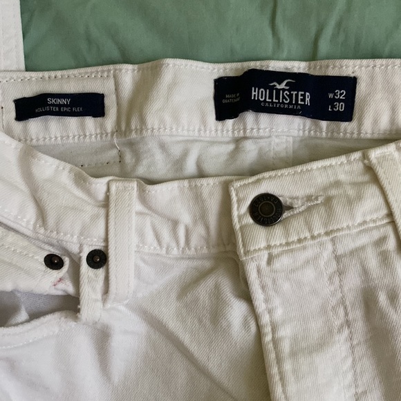 White jeans size W32-L30 from Hollister - Picture 2 of 3